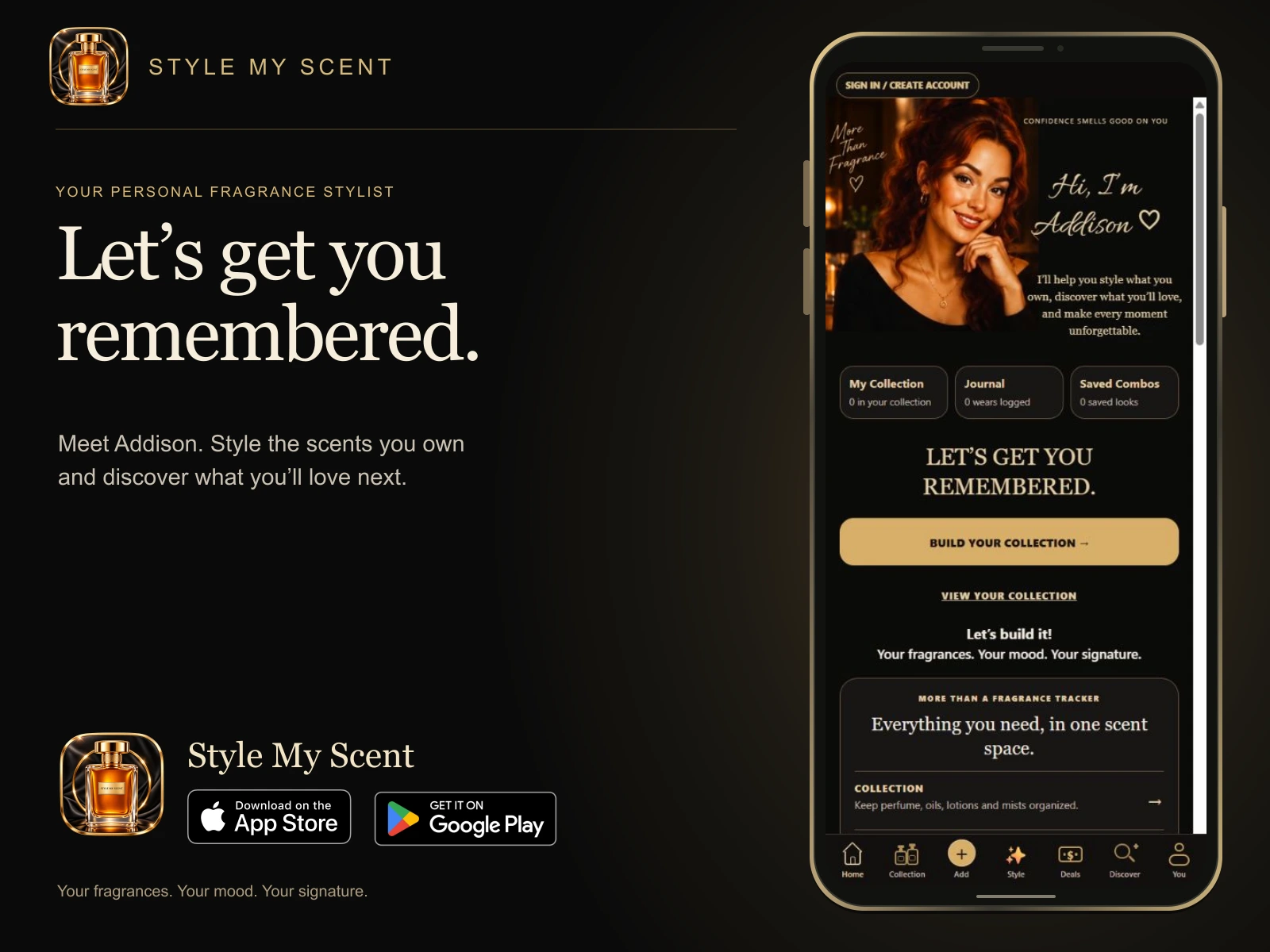 Meet Addison, your personal fragrance stylist in Style My Scent